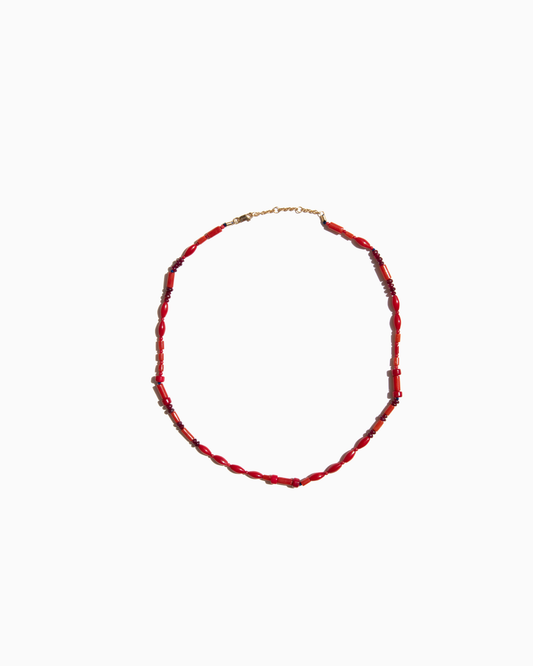 Unique Necklace (Red) - Plain