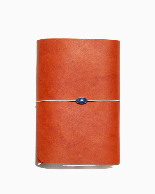 A5 Vessel Journal with Lapis Lazuli Charm