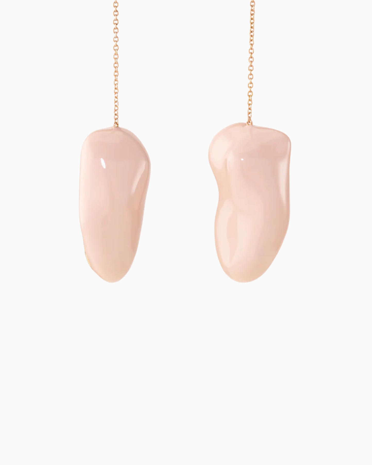 FLARE NUDE GEODE DANGLE EARRINGS