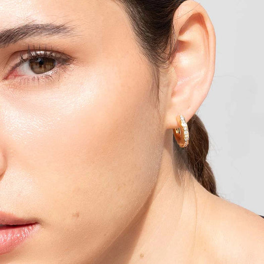 Diamond Hula Earrings