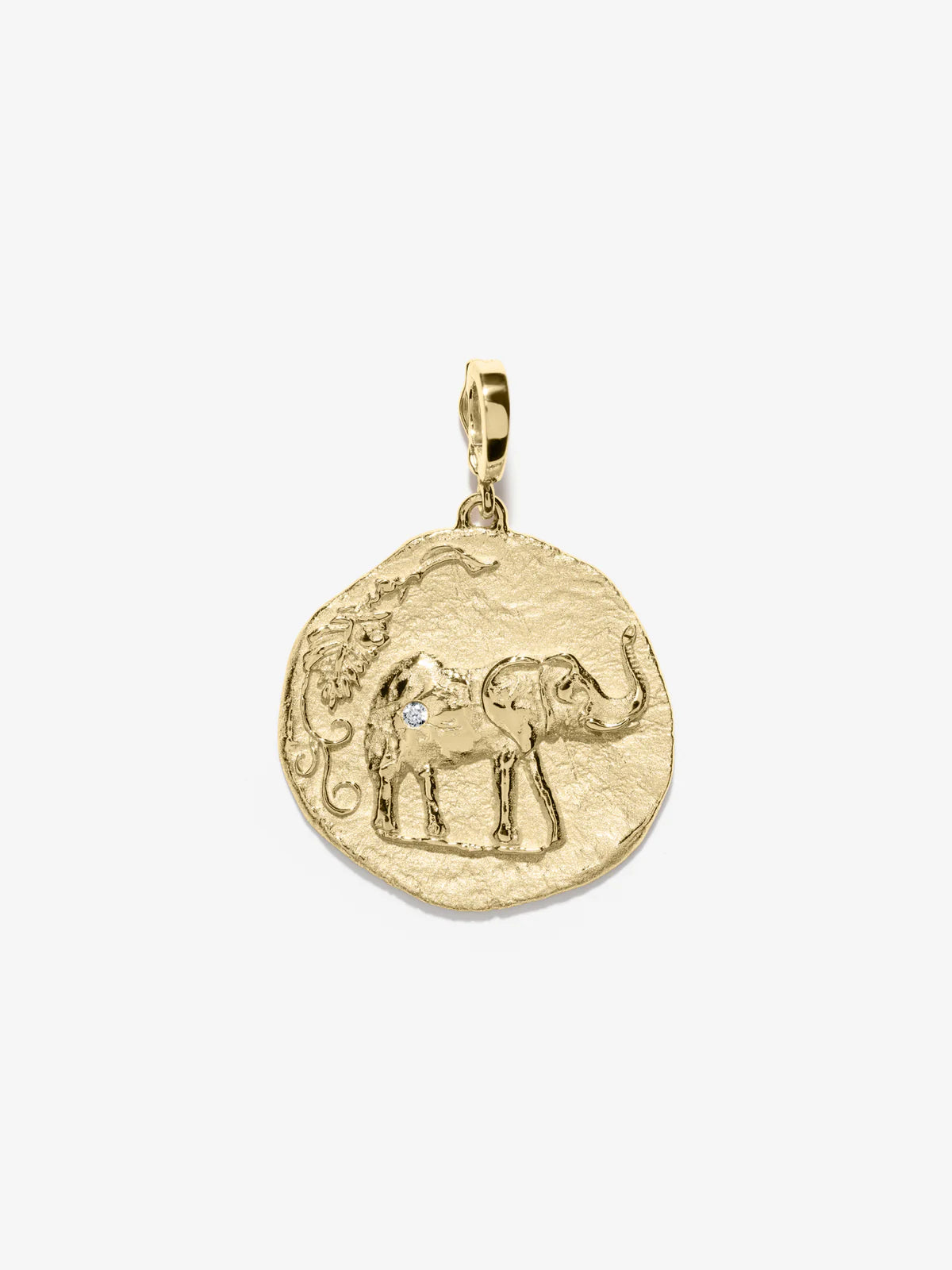 Elefante Loyalty Large Diamond Coin Charm