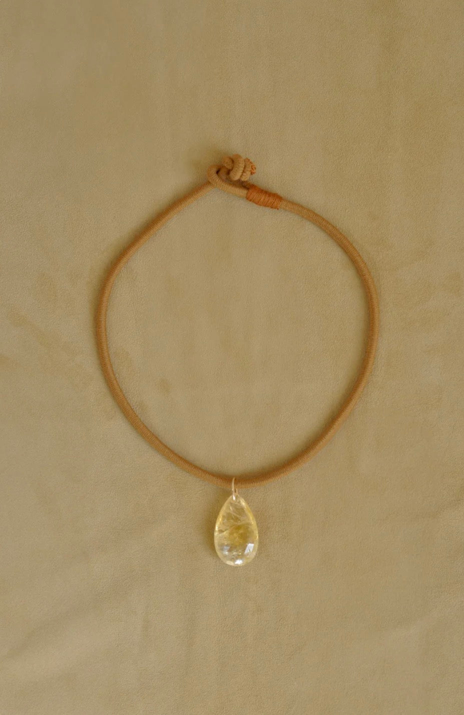 The Drop Cord - citrine