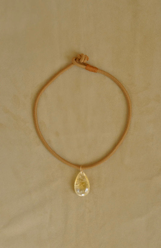 The Drop Cord - citrine