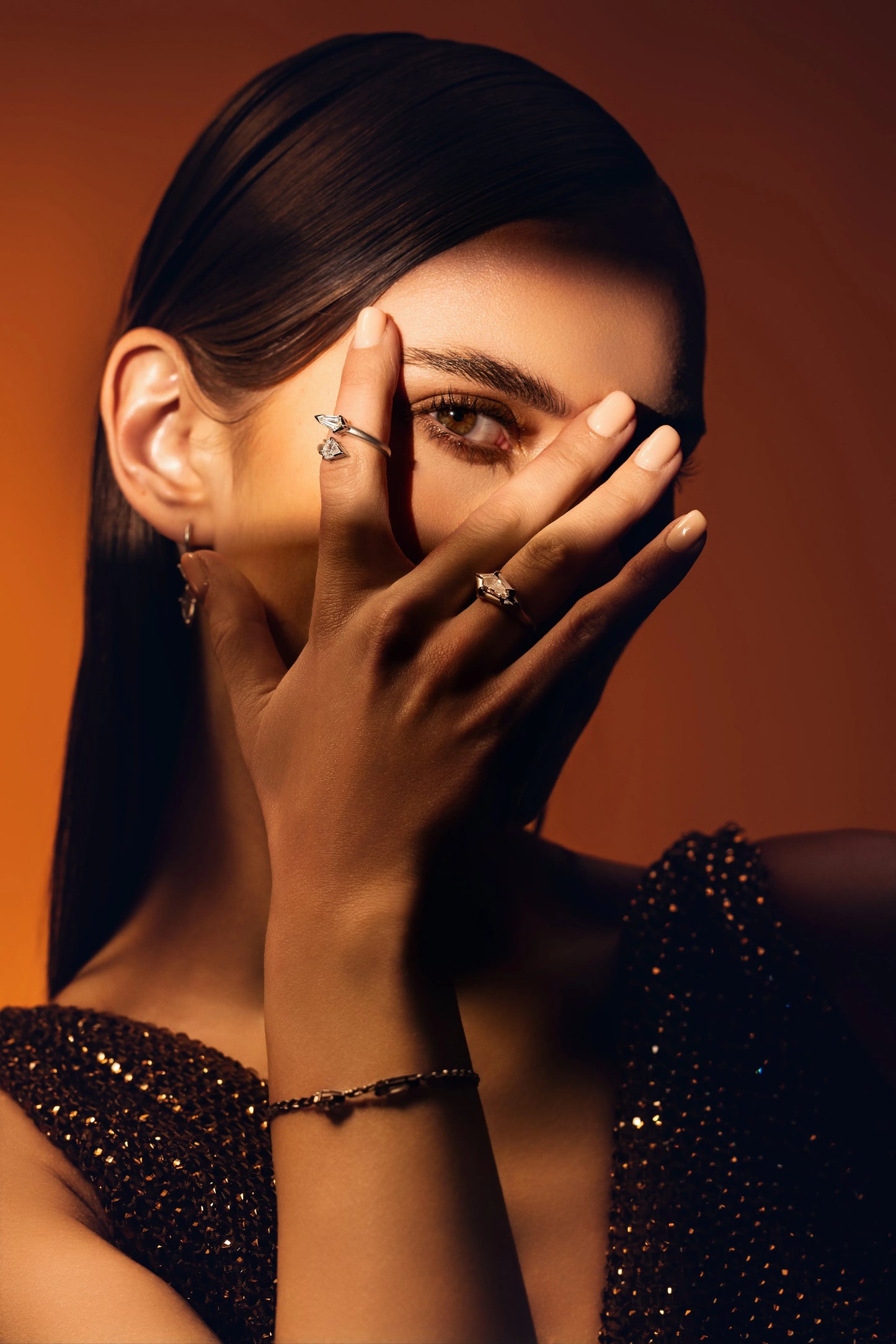 Saiph Double Stone Ring