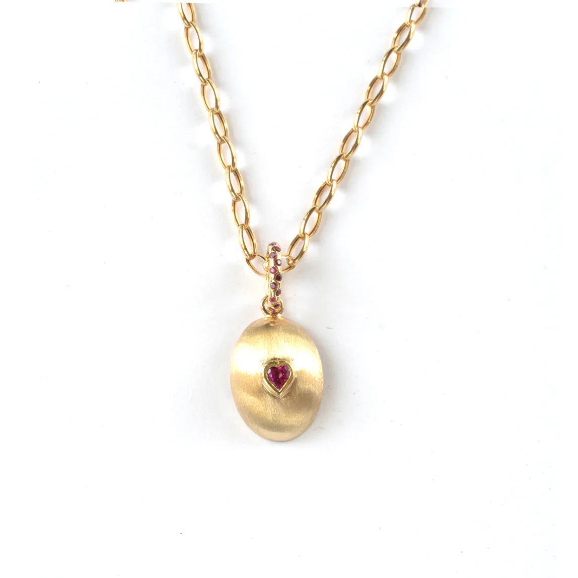 Embossed Heart Charm