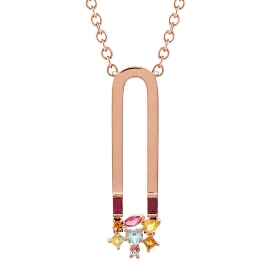 SUNSET MAGNET LONG NECKLACE