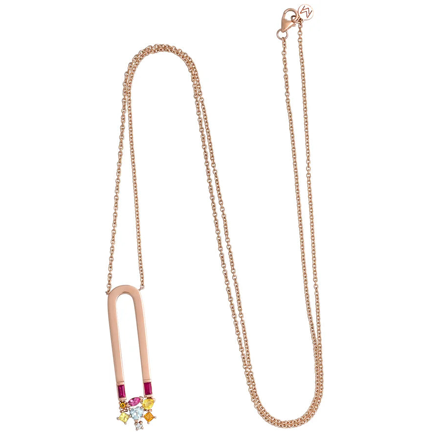 SUNSET MAGNET LONG NECKLACE