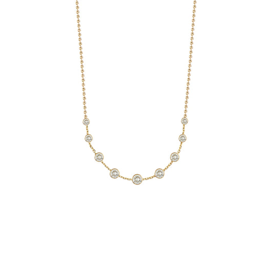 DIAMOND BEADED NECKLACE