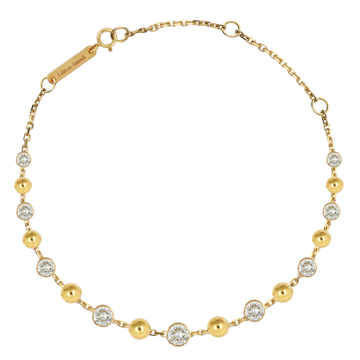 BEADED DIAMOND BRACELET