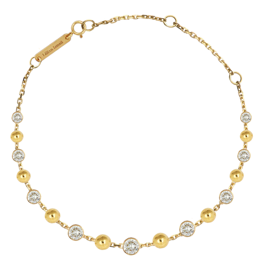 BEADED DIAMOND BRACELET