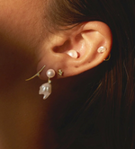 Load image into Gallery viewer, Diamond Mini Cloudbar Earrings
