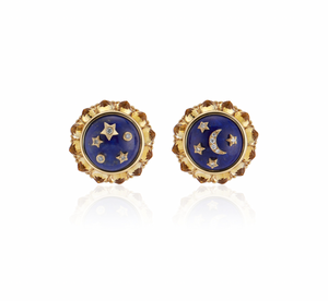 Large Flare Button Studs