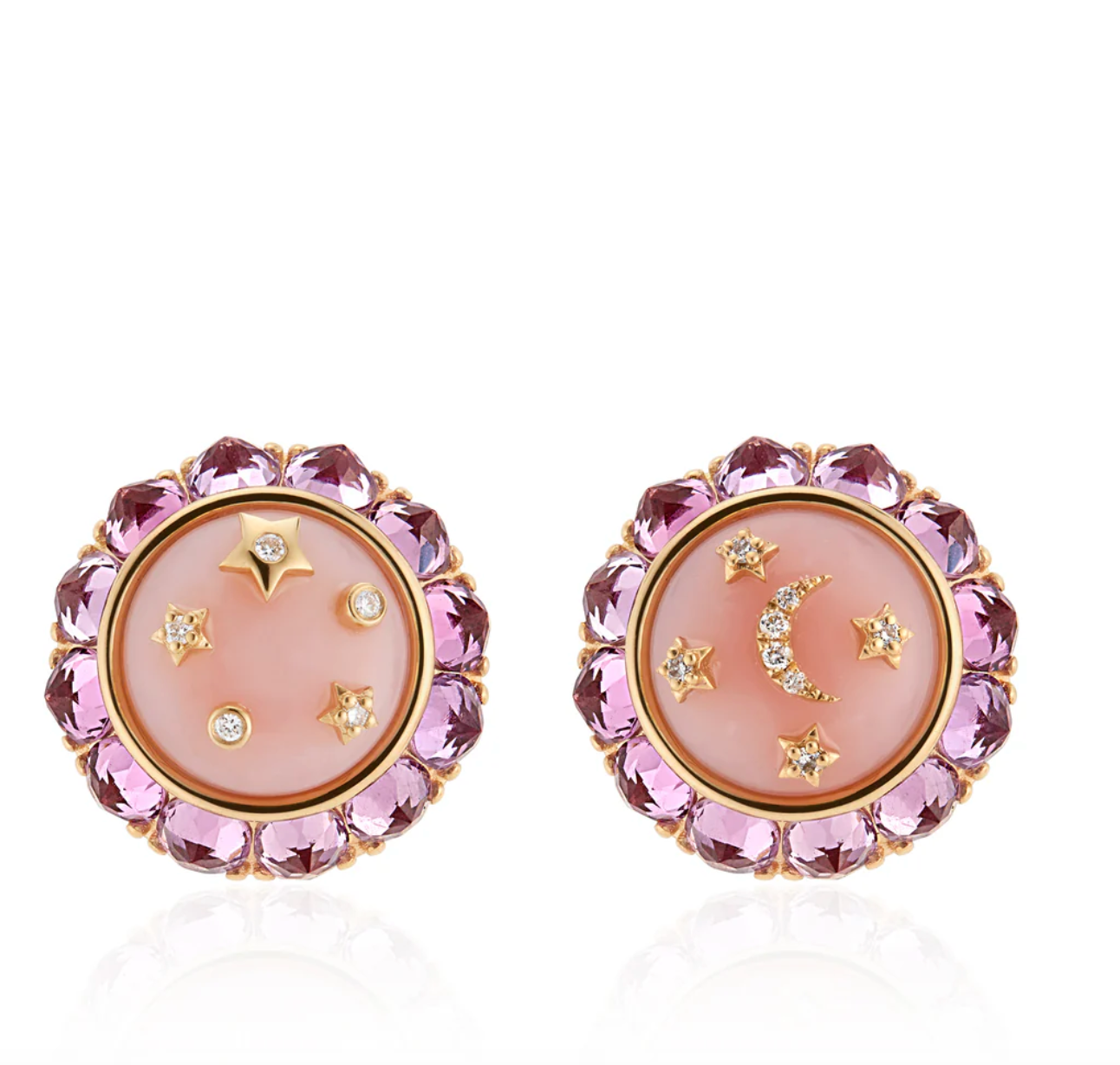 Flare Opal Button Studs Regular price