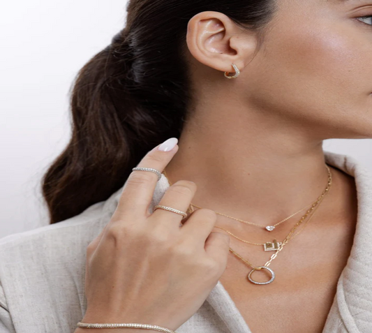 Infinity Bold Ring - White Gold