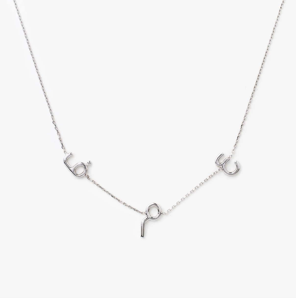 3 letters Necklace
