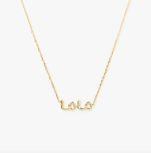 Name Necklace (4-6 letters)