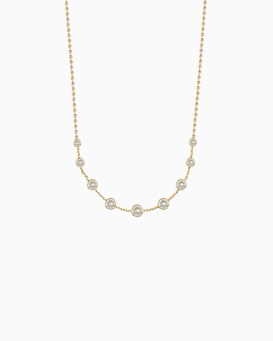 DIAMOND BEADED NECKLACE