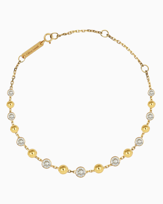 BEADED DIAMOND BRACELET