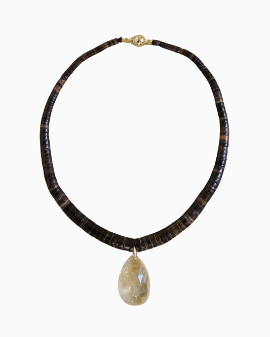 The Drop Collar -  Citrine