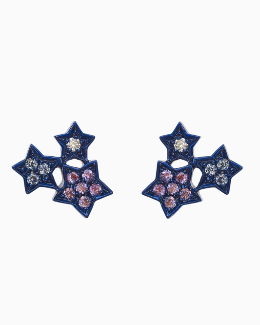 Midnight Star Cluster Studs