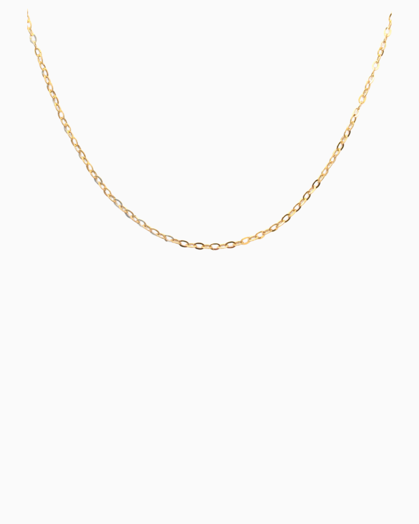 Flat Oval Lynx Chain