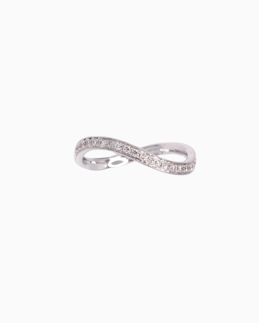 Infinity Band with pave