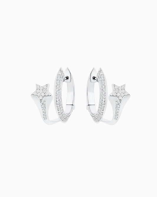 Starlette Earrings - Full Diamond