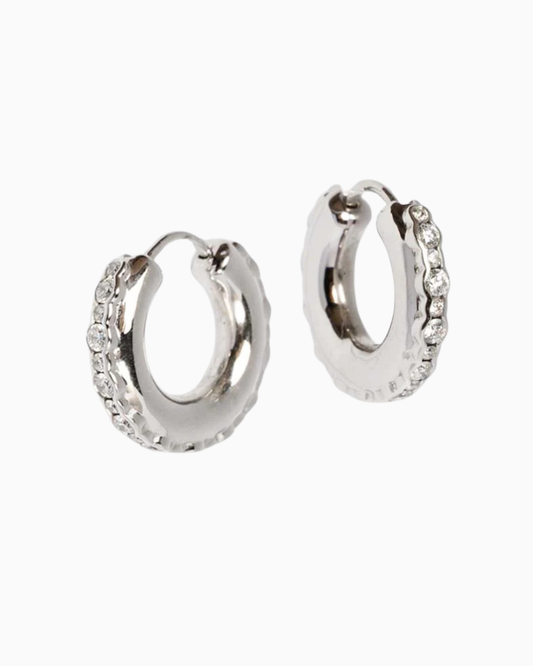 Diamond Hula Earrings