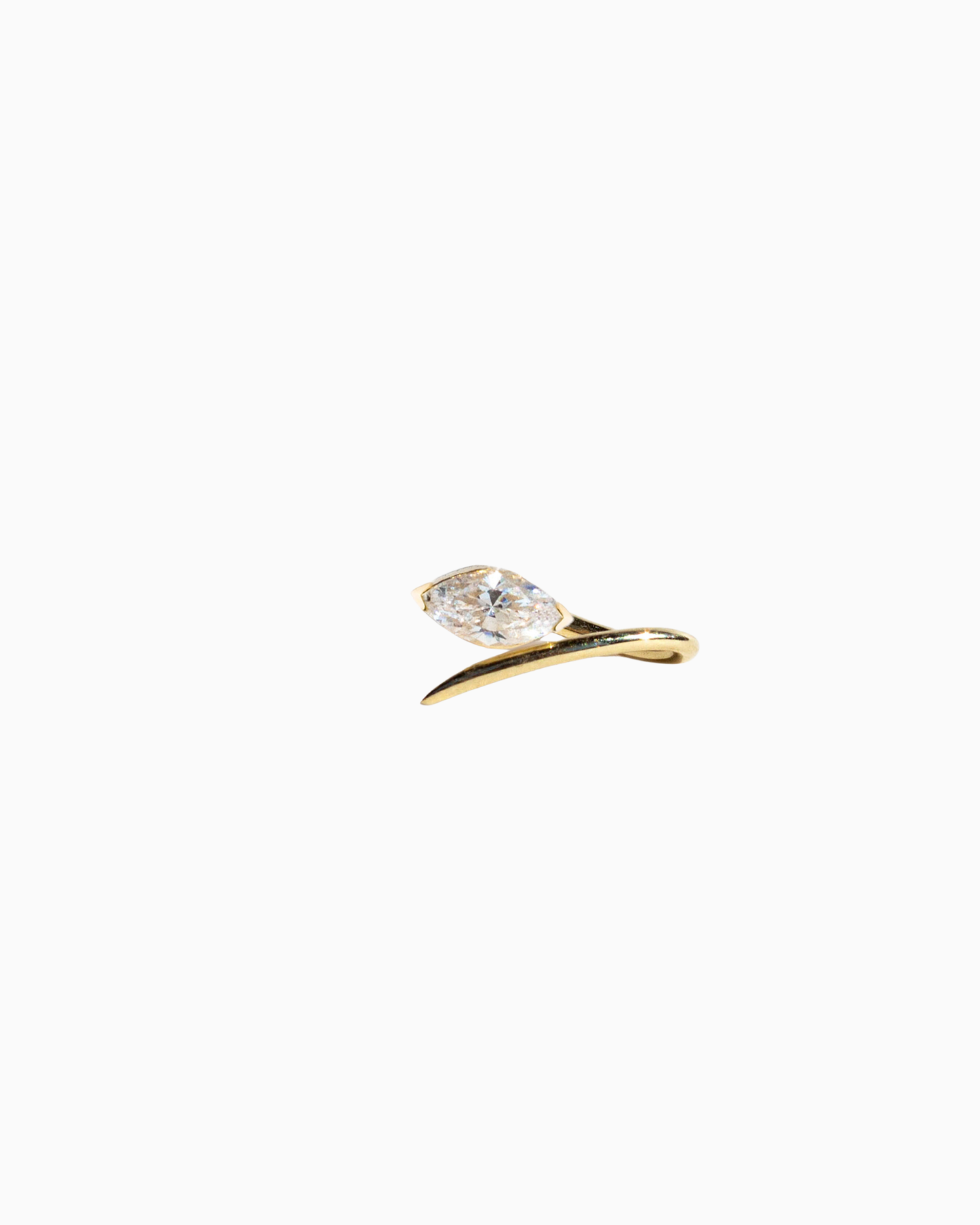 Marquise Serif Earring