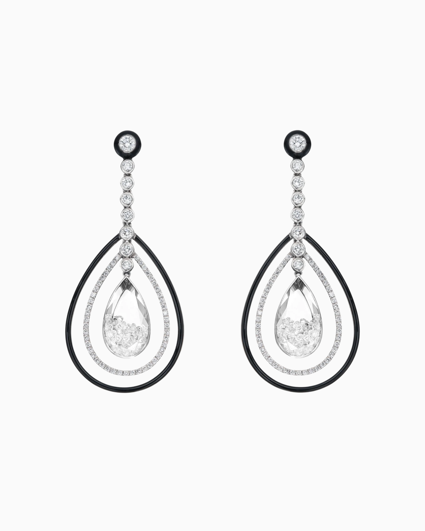 Layered Drops Earrings