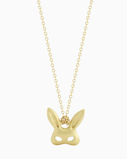 Tiny Rabbit Mask Necklace