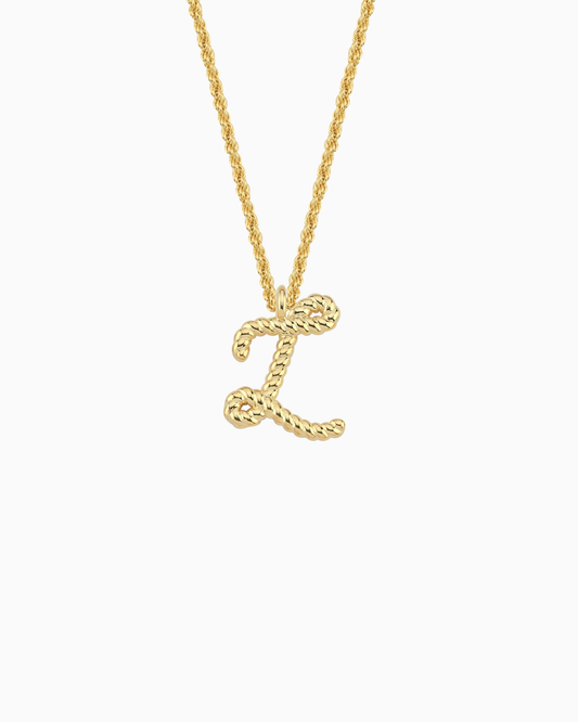 Small Knotical Letter Pendant