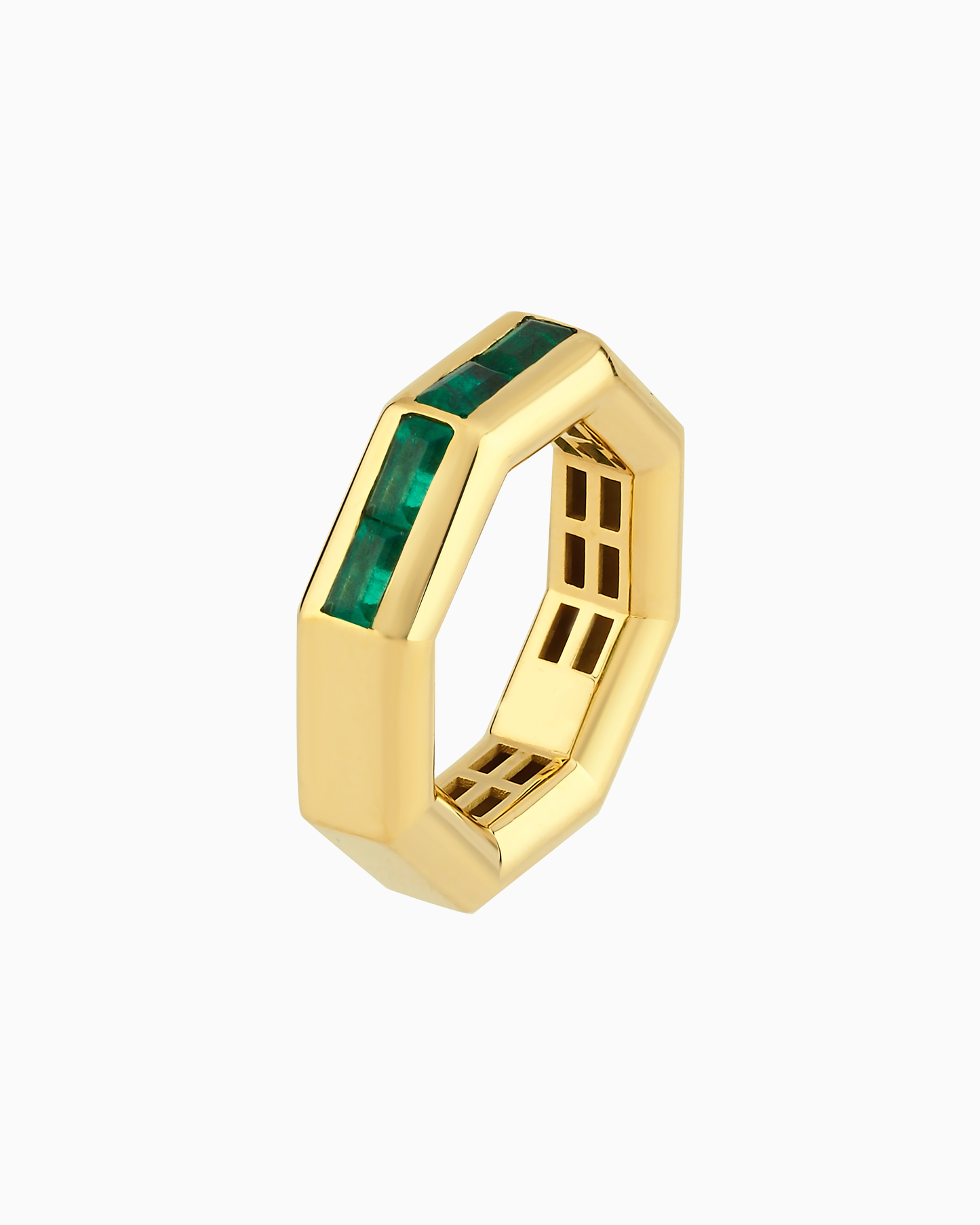 Bubble Emerald Ring