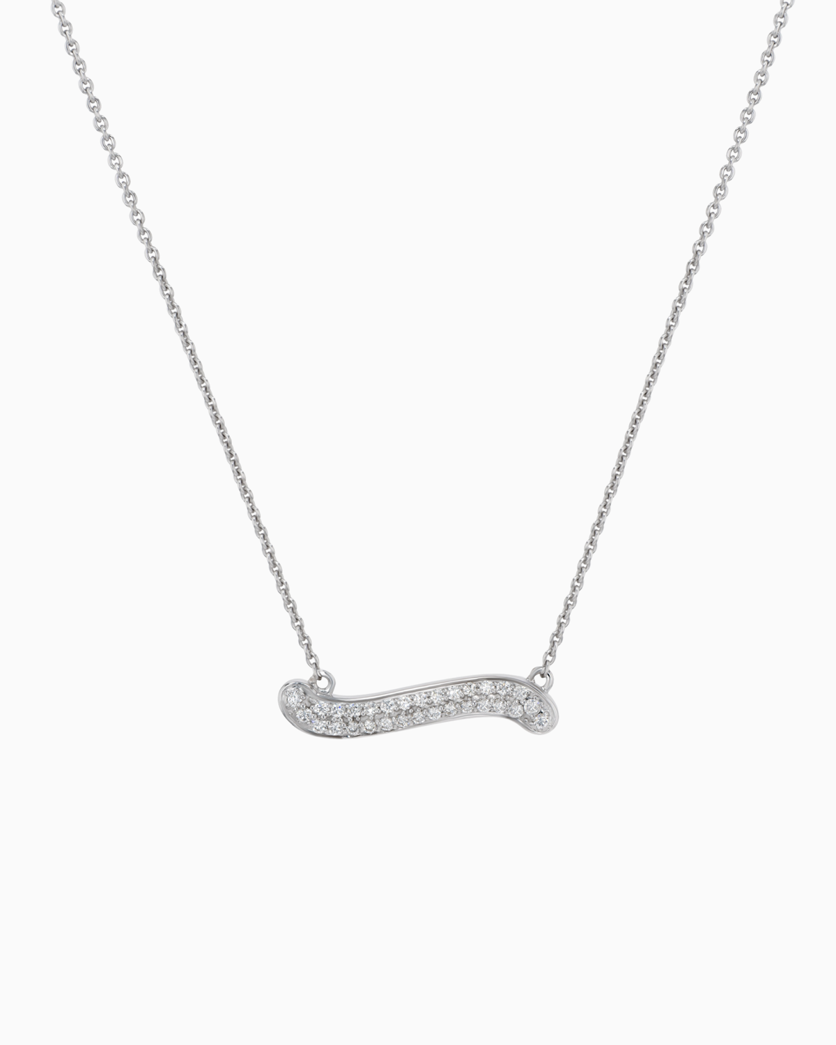 THE SWAY DIAMOND PAVÉ MINI PENDANT