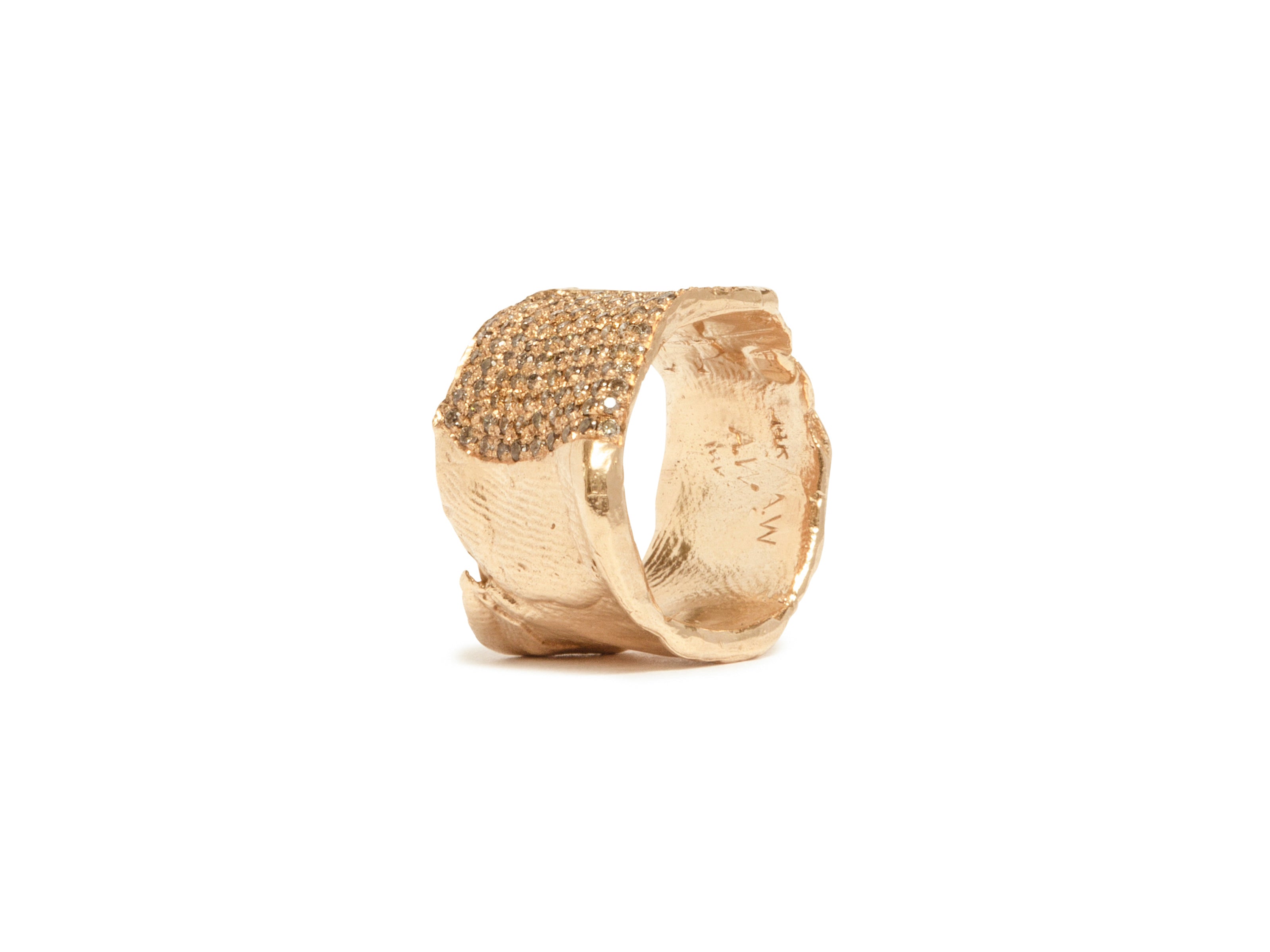 Paved Satyr Band Ring