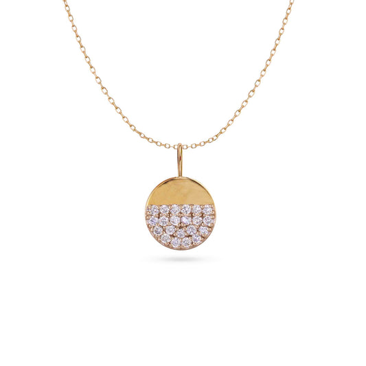 Pavé Diamond Charm Necklace