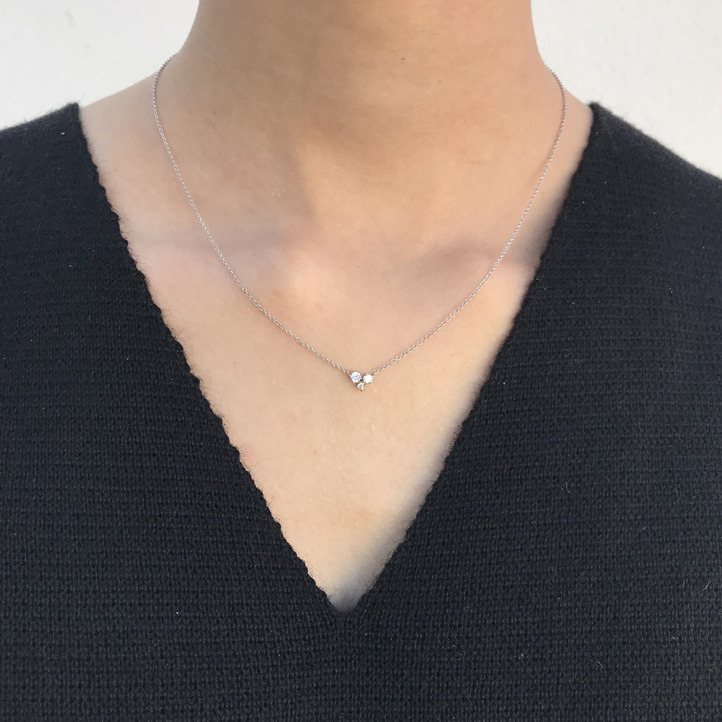 Diamond Cluster Necklace