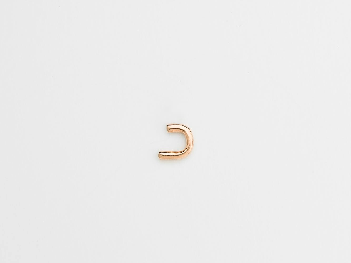 Single Letter Bracelet with Diamond on the Dot