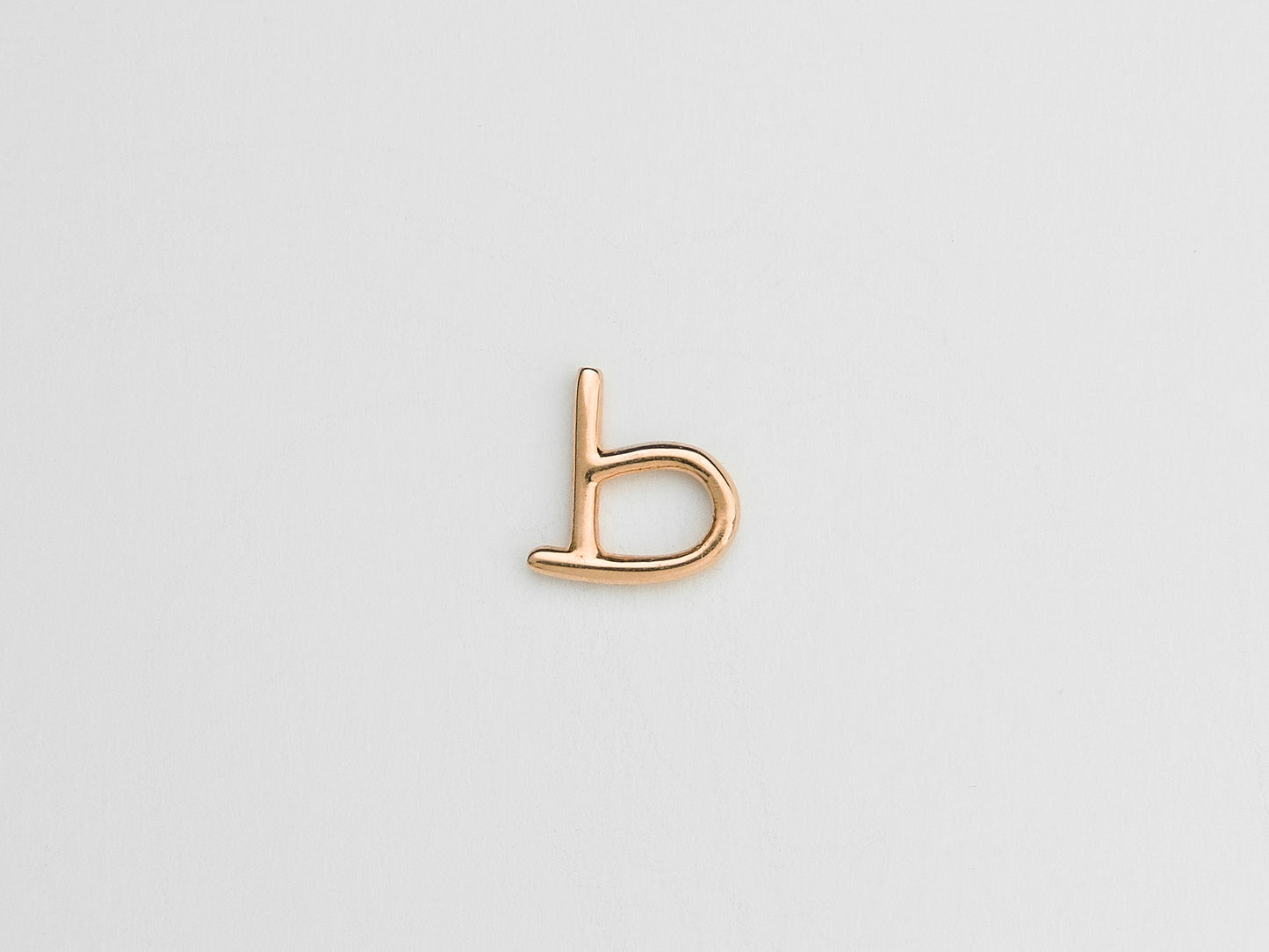 Single Letter Bracelet with Diamond on the Dot