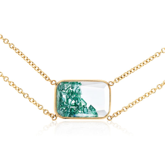 Ten Fourteen Petite Choker Emerald