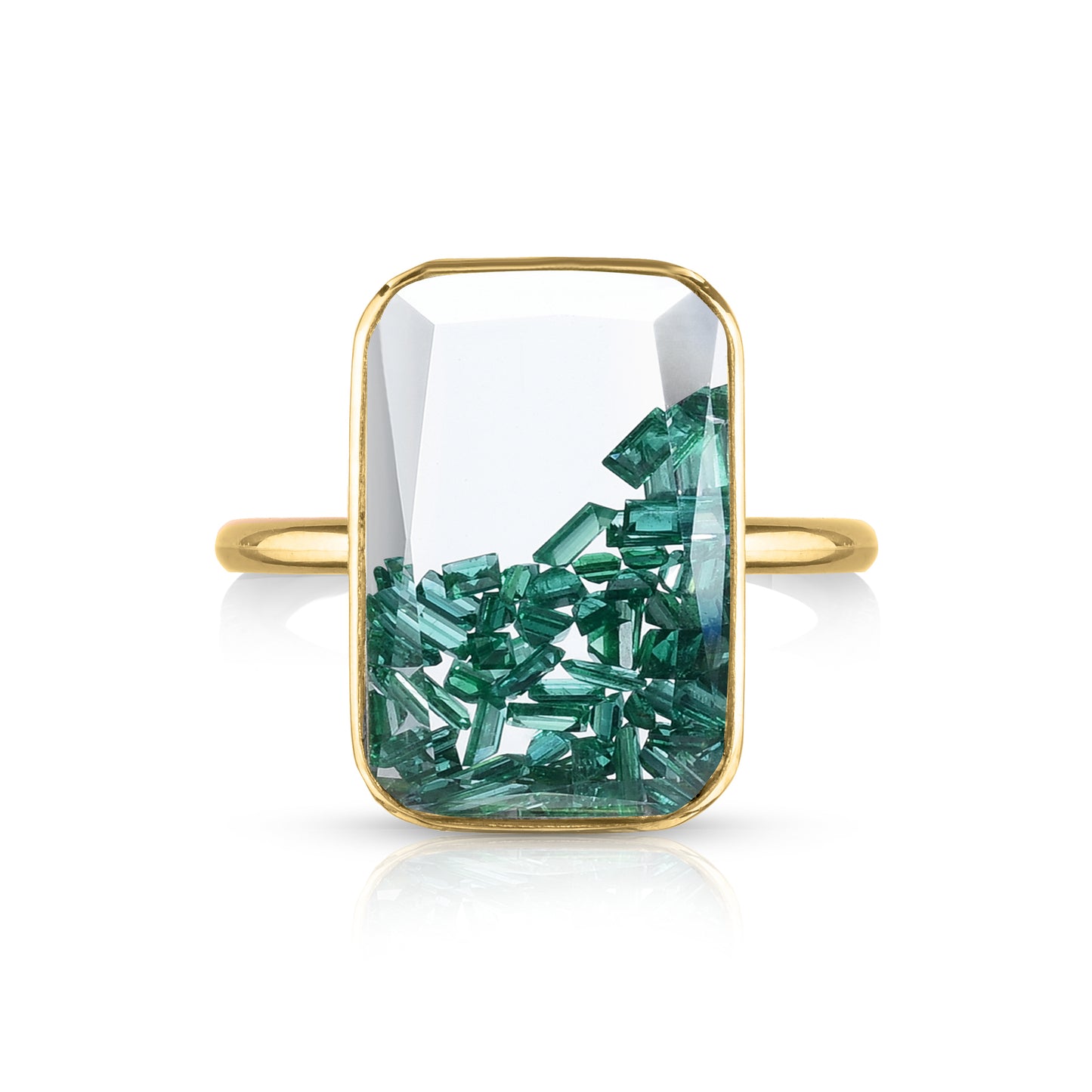 Ten Fourteen Emerald Ring