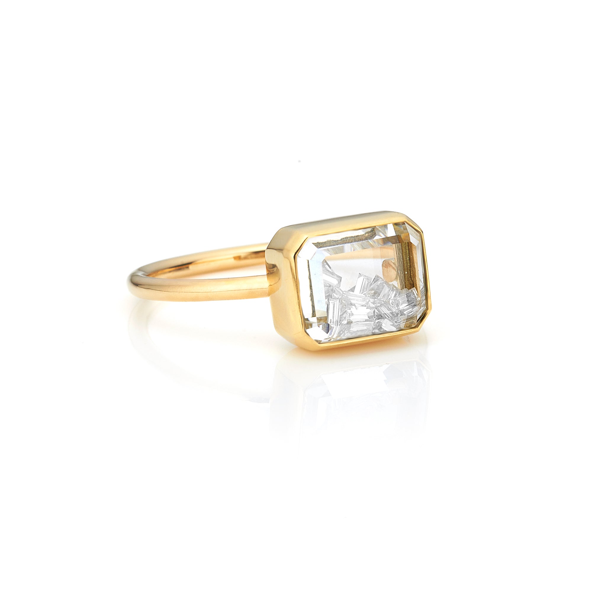 Esmeralda Diamond Ring