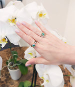 Load image into Gallery viewer, Cushion Enamel Shaker Ring Emerald
