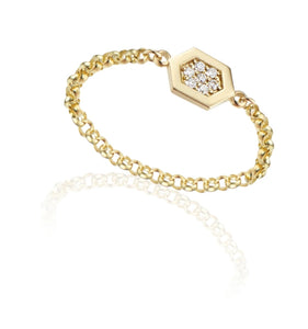 Luz Diamond Chain Ring