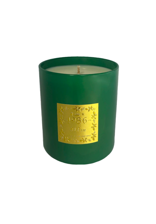 8oz Emerald Glass Melrose Candle